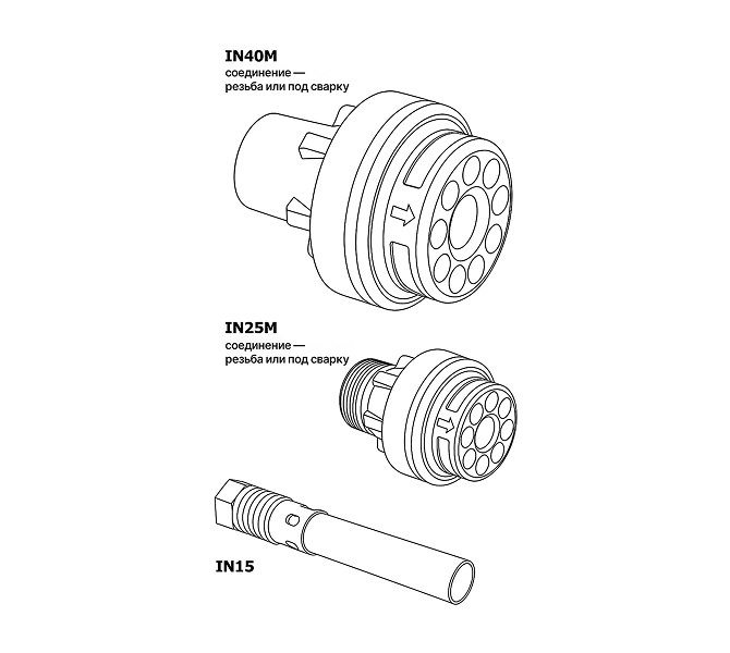 Инжекторы пара Spirax Sarco IN15, IN25M, IN40M