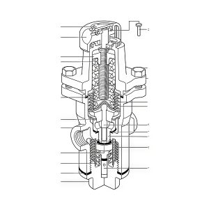 Редукционные клапаны Spirax Sarco из бронзы LRV2B и LRV2S