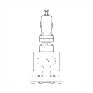 Редукционные клапаны Spirax Sarco с пилотным управлением DP143, DP143G и DP143H с корпусом из литой стали