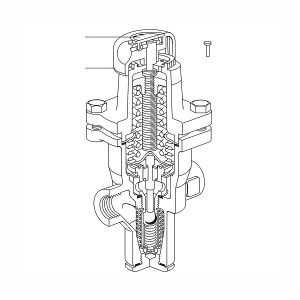 Редукционный клапан Spirax Sarco из нержавеющей стали SRV2S