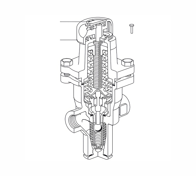 Редукционный клапан Spirax Sarco из нержавеющей стали SRV2S