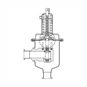 Санитарный редукционный клапан большой мощности Spirax Sarco SRV66HC