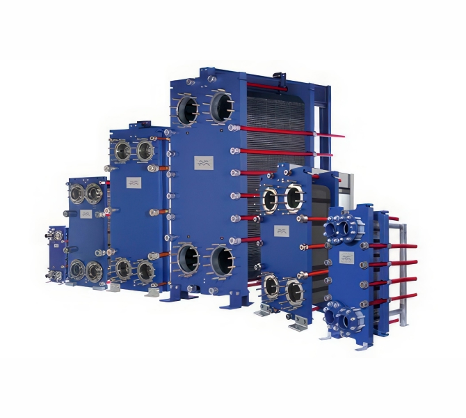 Полусварные теплообменники промышленной серии Alfa Laval